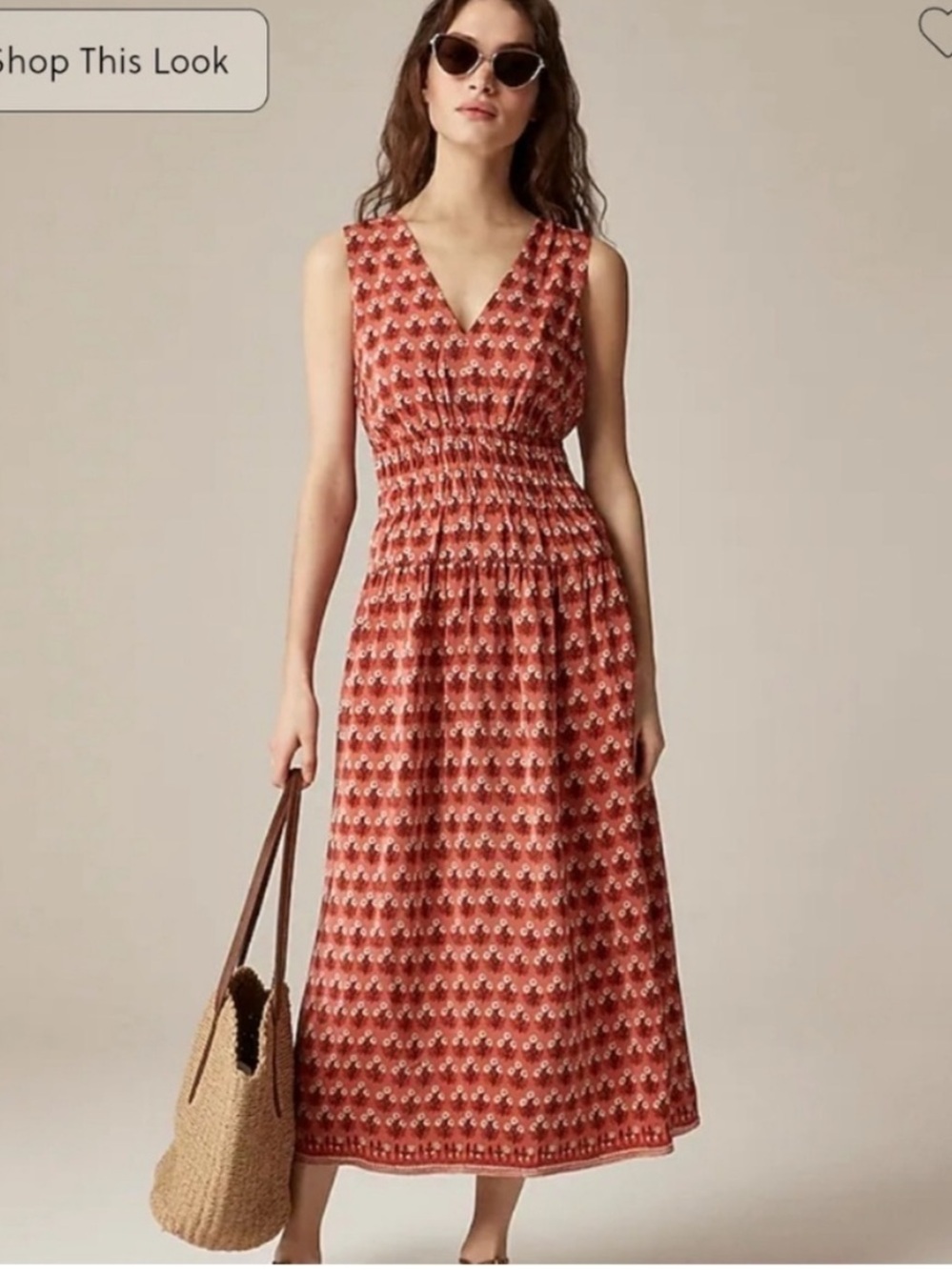 J. Crew Hyacinth dress in block-print crepe de chine xs new